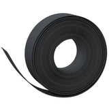 Vidaxl havekanter 5 stk 10 m 15 cm polyethylen sort