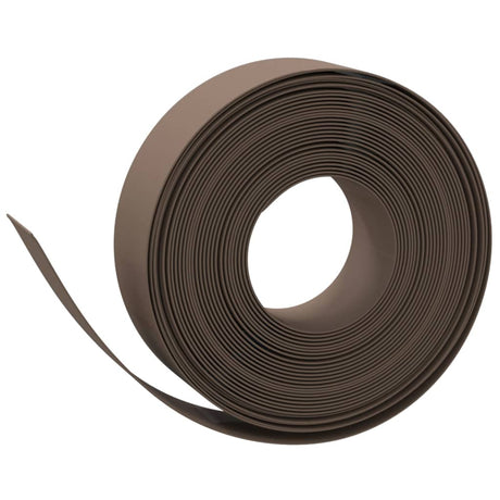 Vidaxl havekanter 4 stk 10 m 15 cm polyethylenbrun