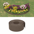 Vidaxl havekanter 3 stk 10 m 20 cm polyethylenbrun