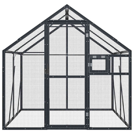 Vidaxx voliere 1,79x2x1,85 m aluminium antracit