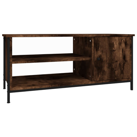 Vidaxl tv-meubel 100x40x45 cm bewerkt hout gerookt eikenkleurig