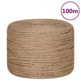 Vidaxxl reb 100 m lang 4 mm tyk jute
