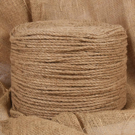 Vidaxxl reb 250 m langt 4 mm tykt jute