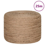 Vidaxxl reb 25 m lang 6 mm tyk jute