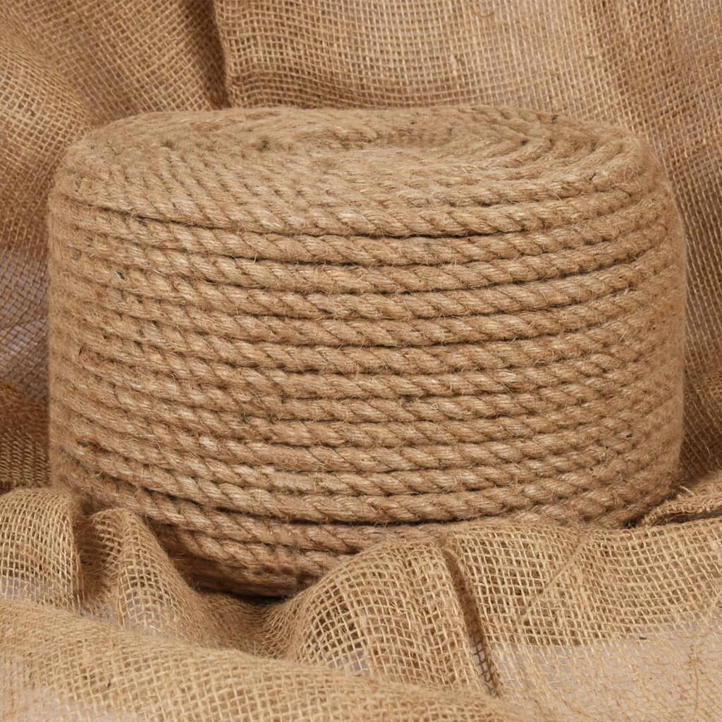 Vidaxl reb 25 m lang 10 mm tyk jute