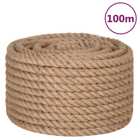 Vidaxxl reb 100 m lang 16 mm tyk jute