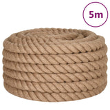 Vidaxxl reb 5 m lang 36 mm tyk jute