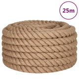 Vidaxxl reb 25 m lang 36 mm tyk jute