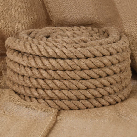 Vidaxxl reb 5 m lang 40 mm tyk jute