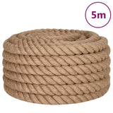 Vidaxxl reb 5 m lang 50 mm tyk jute