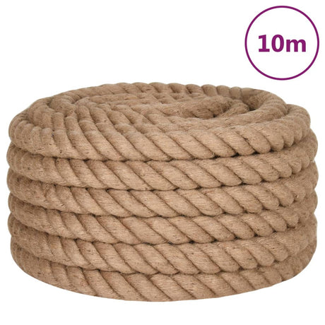 Vidaxxl reb 10 m lang 50 mm tyk jute