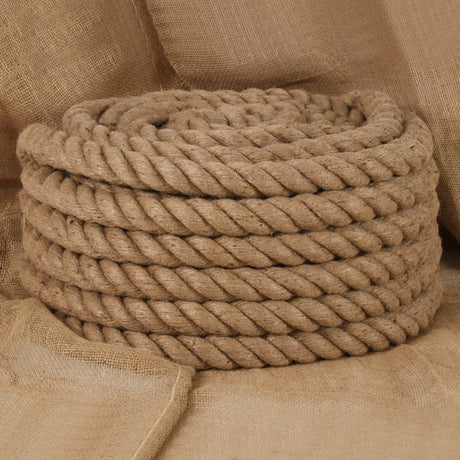 Vidaxxl reb 10 m lang 50 mm tyk jute