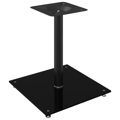 Vidaxl -højttaler står 2 stk 1 søjle tempereret glas sort