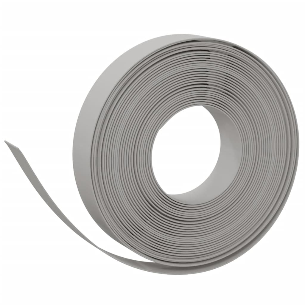 Vidaxl Garden Edge 10 m 10 cm polyethylengrå