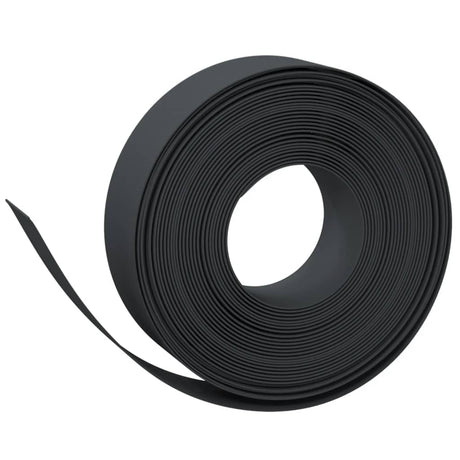 Vidaxl Garden Edge 10 m 15 cm polyethylen sort