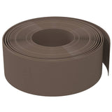 Vidaxl Garden Edge 10 m 20 cm polyethylenbrun