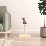 Vidaxl Scratching Post med platform 38 cm creme -farvet