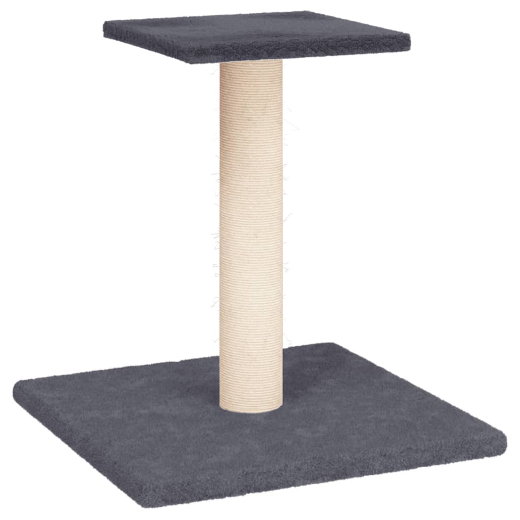 Vidaxl Scratching Post med platform 38 cm mørkegrå