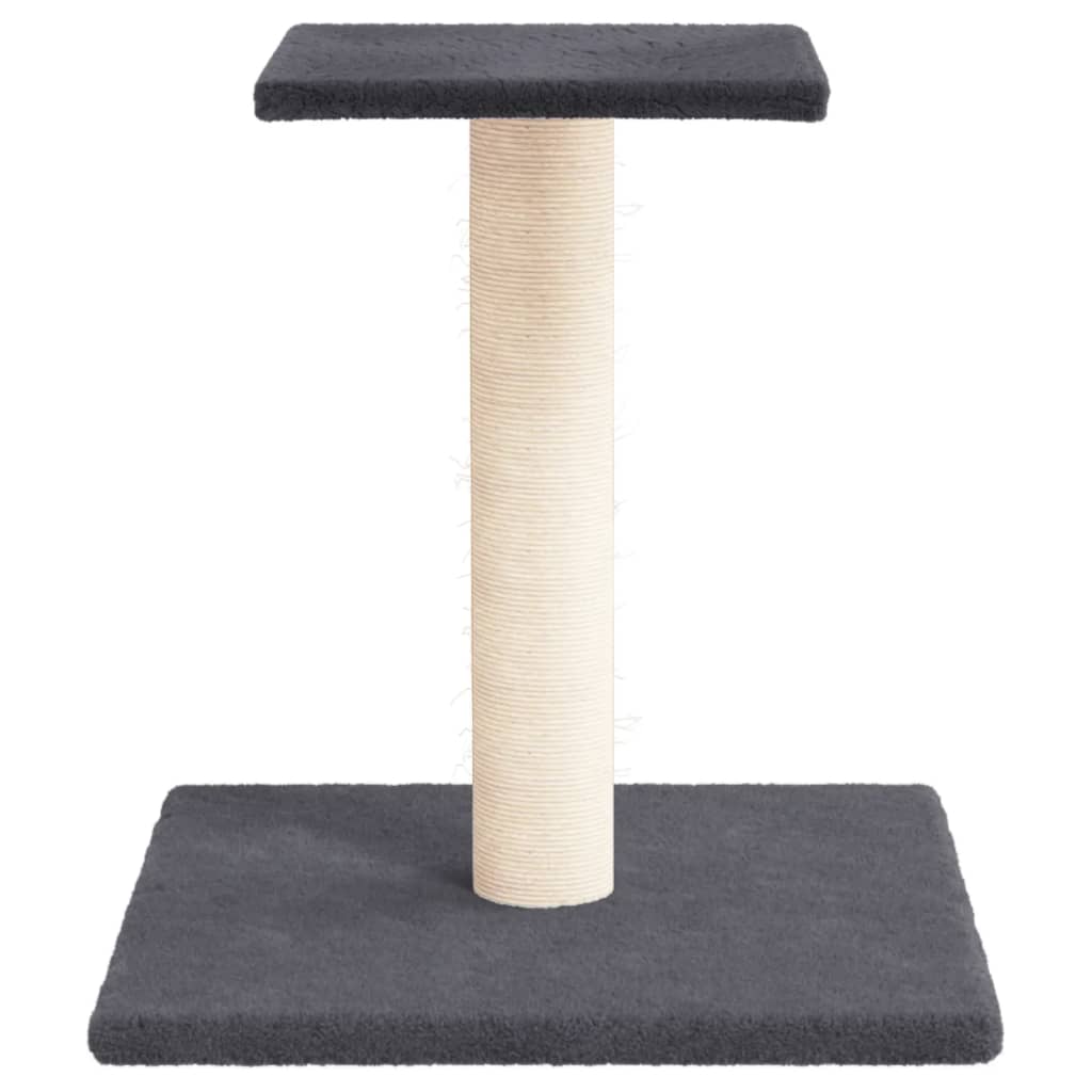 Vidaxl Scratching Post med platform 38 cm mørkegrå