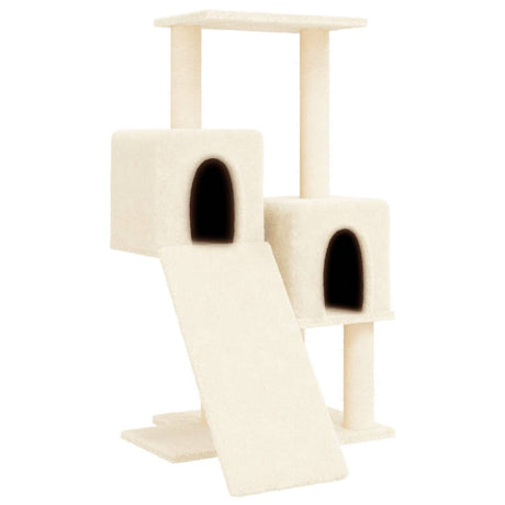 Vidaxl Cat Furniture With Sisal Scratching Posts 82 cm creme -farvet