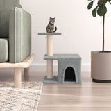 Vidaxl kattemøbler med sisal skraber stillinger 48 cm lysegrå