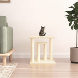 Vidaxl Scratching Post med platforme 50 cm creme -farvet