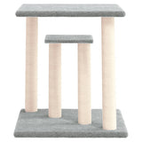 Vidaxl Scratching Post med platforme 50 cm lysegrå