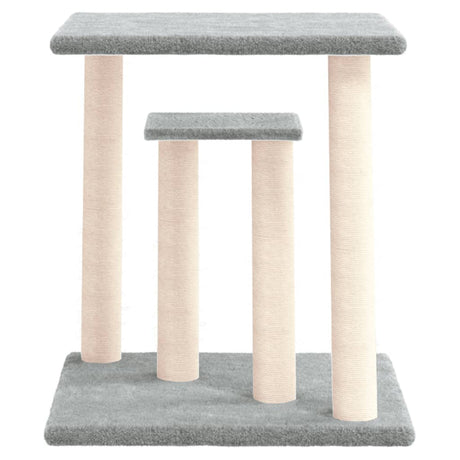 Vidaxl Scratching Post med platforme 50 cm lysegrå