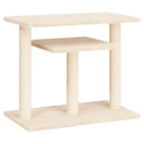Vidaxl Scratching Post med platforme 62,5 cm creme -farvet