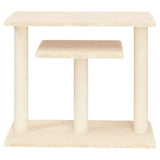 Vidaxl Scratching Post med platforme 62,5 cm creme -farvet