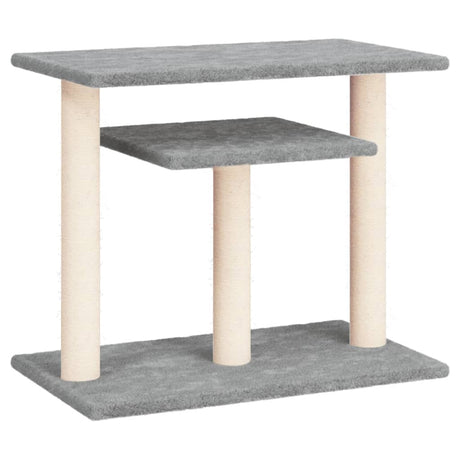 Vidaxl Scratching Post med platforme 62,5 cm lysegrå