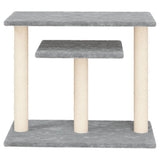 Vidaxl Scratching Post med platforme 62,5 cm lysegrå