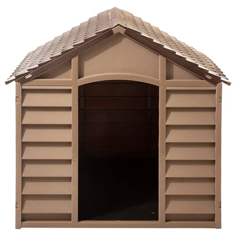 Vidaxxl Doghouse 86x84x82 cm polypropylenbrun