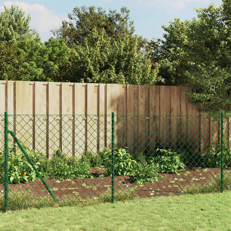 Vidaxxl Mesh hegn 0,8x10 m grøn