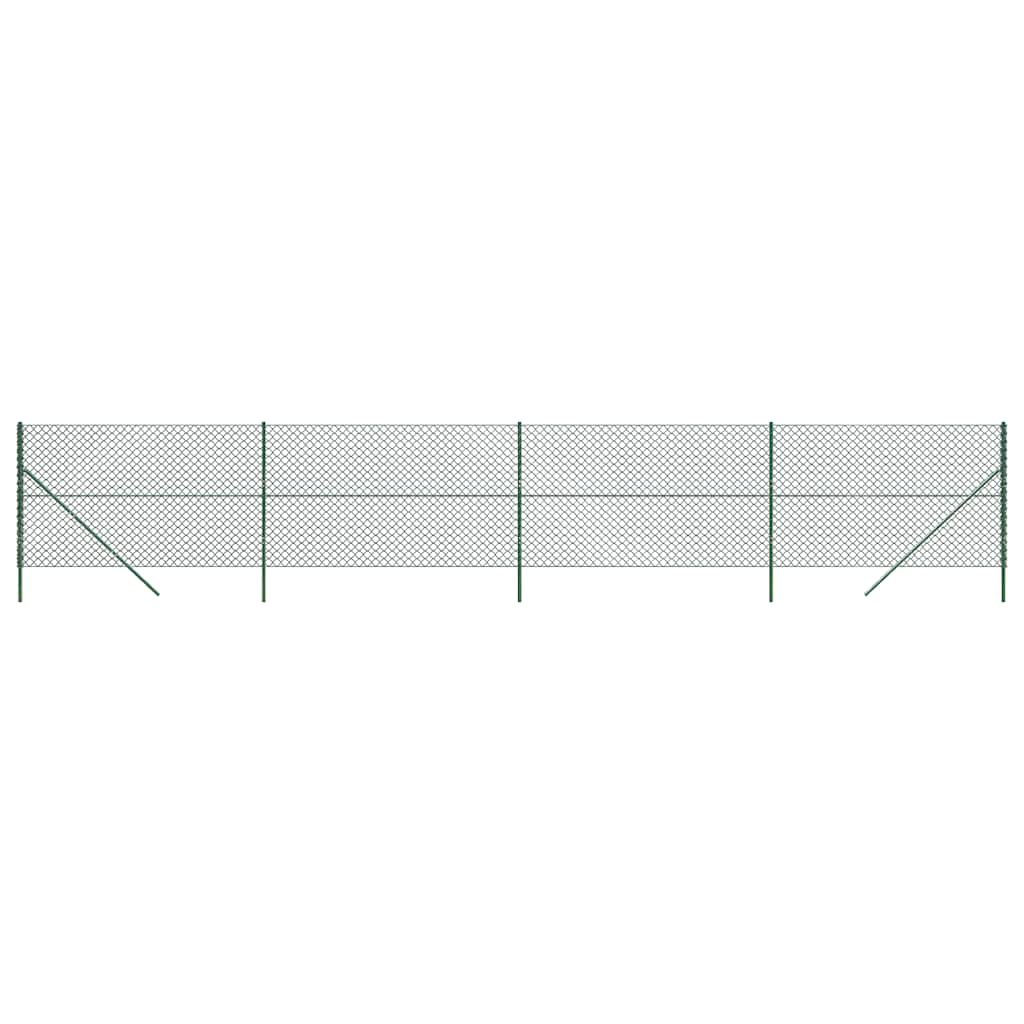 VIDAXXL Mesh hegn 1,6x10 m grøn