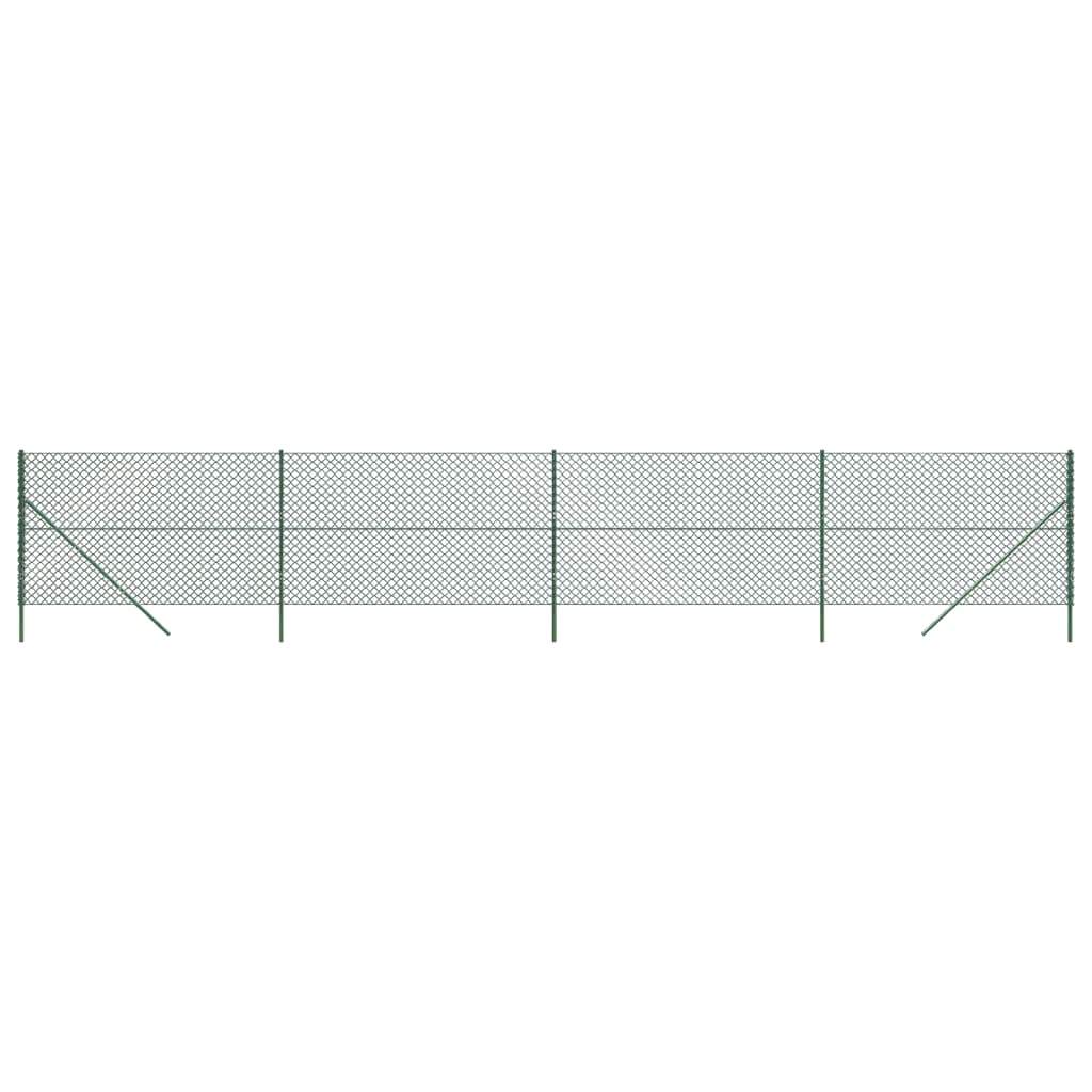 Vidaxl mesh hegn 1,8x10 m grøn