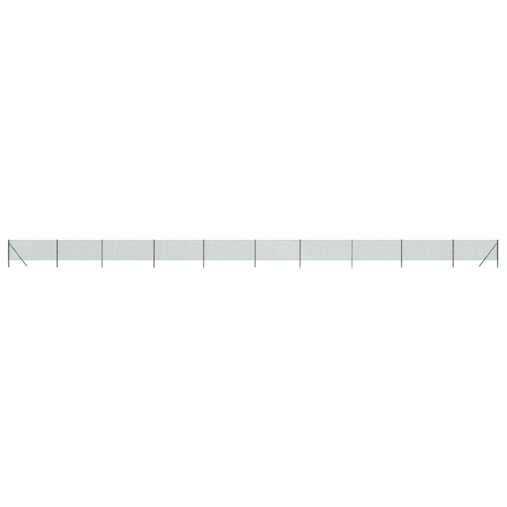 Vidaxxl Mesh hegn 0,8x25 m grøn