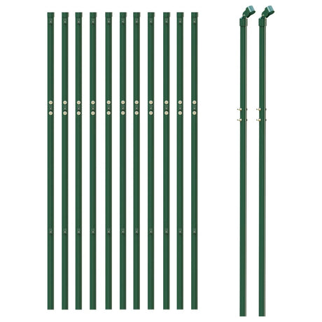 Vidaxxl Mesh hegn 0,8x25 m grøn