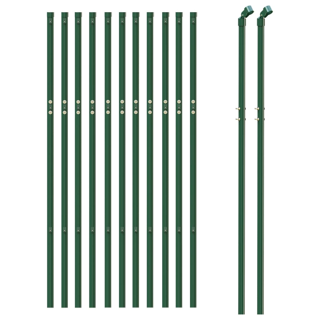 Vidaxl mesh hegn 1x25 m grøn