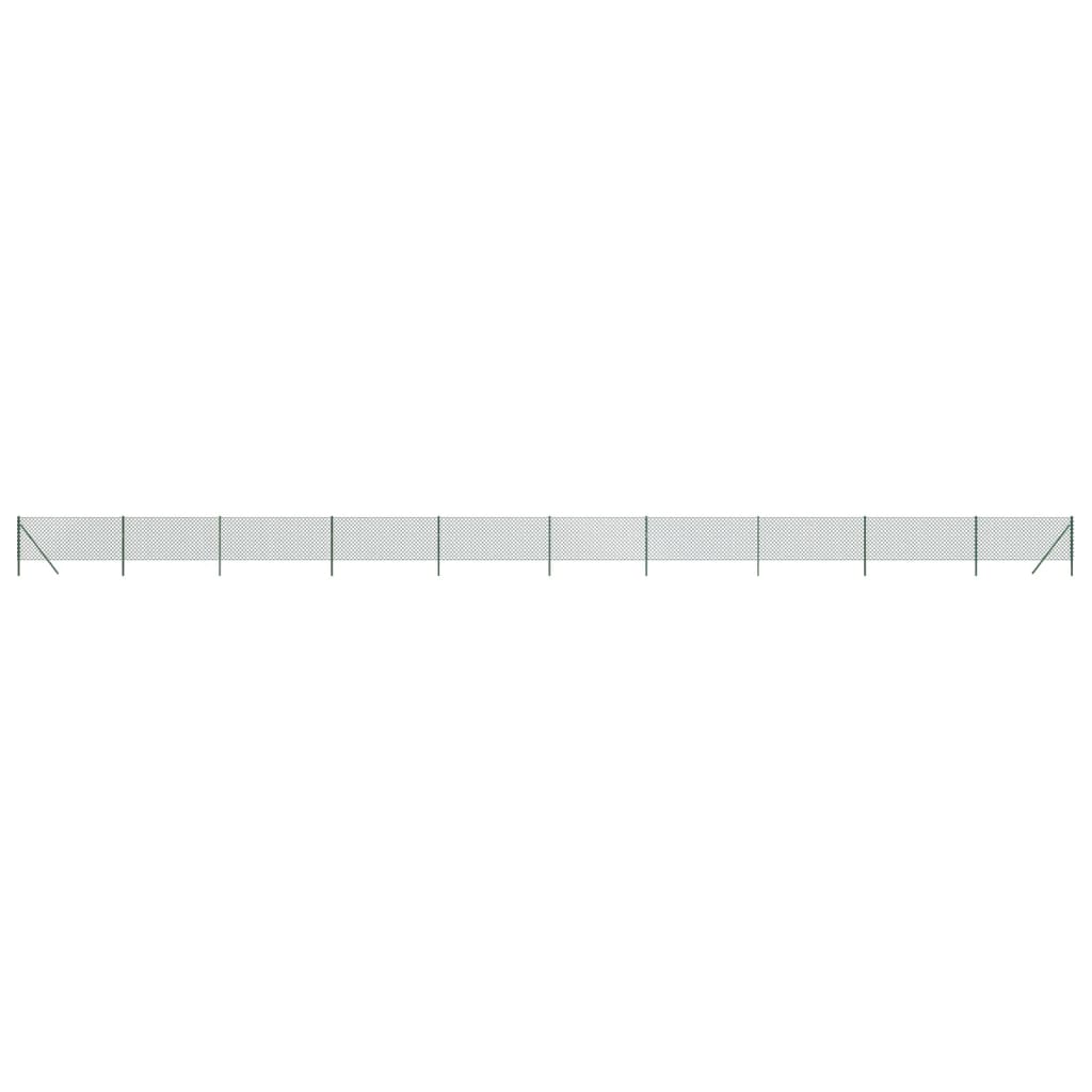 VIDAXXL Mesh hegn 1,1x25 m grøn