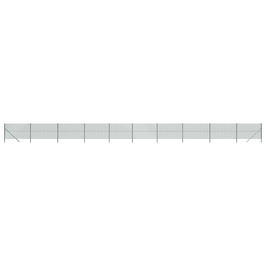 Vidaxl mesh hegn 1,4x25 m grøn