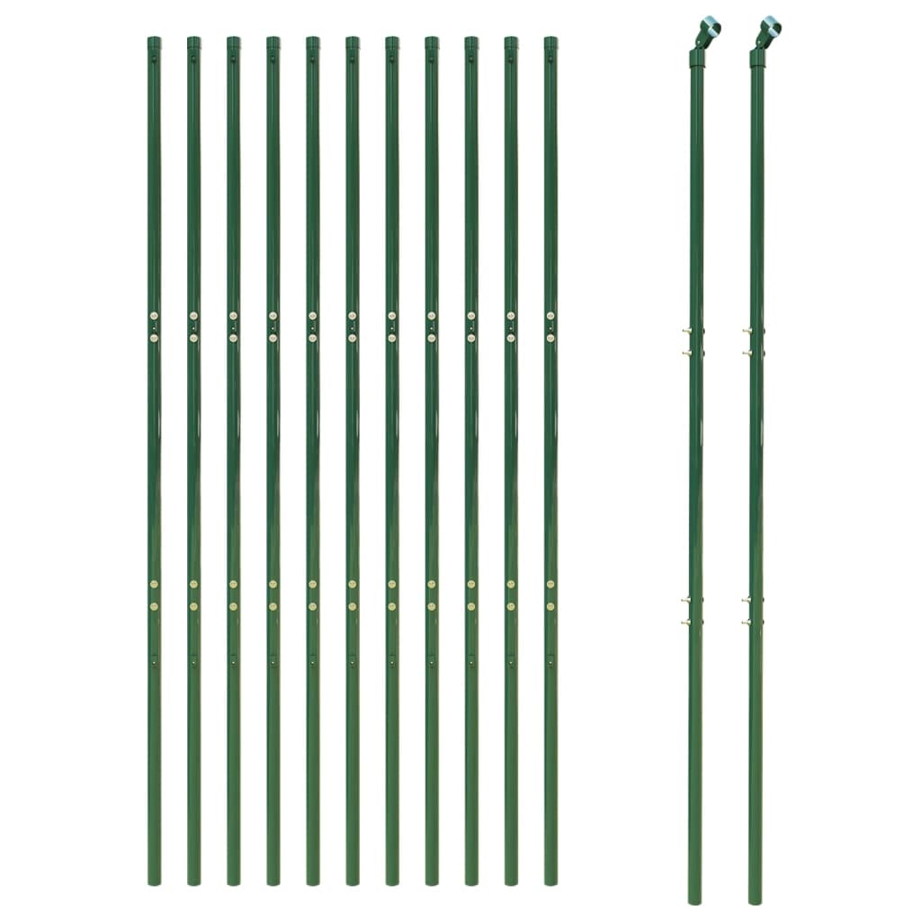 Vidaxl mesh hegn 2x25 m grøn