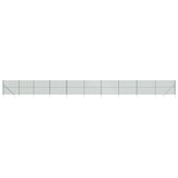Vidaxl Mesh hegn med malede ankre 2,2x25 m grøn