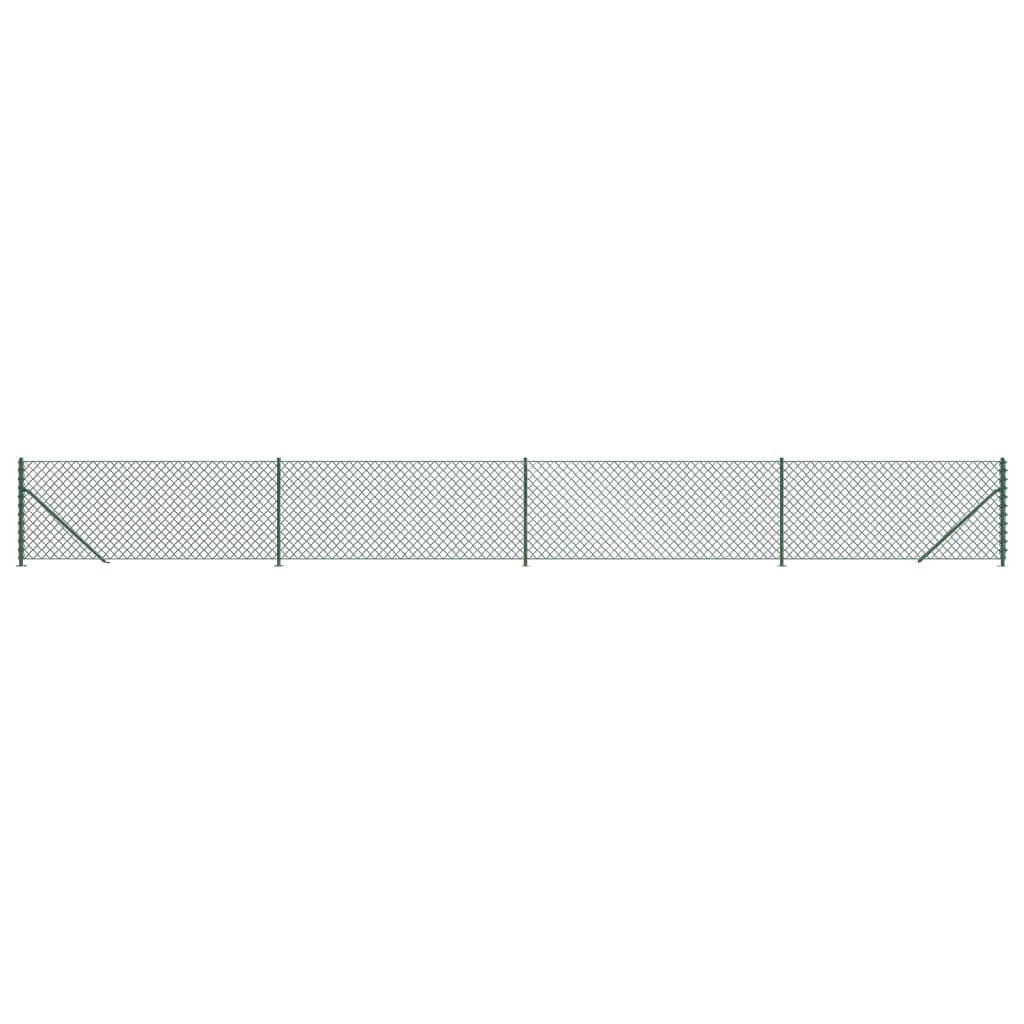 Vidaxx mesh hegn med flange 0,8x10 m grøn