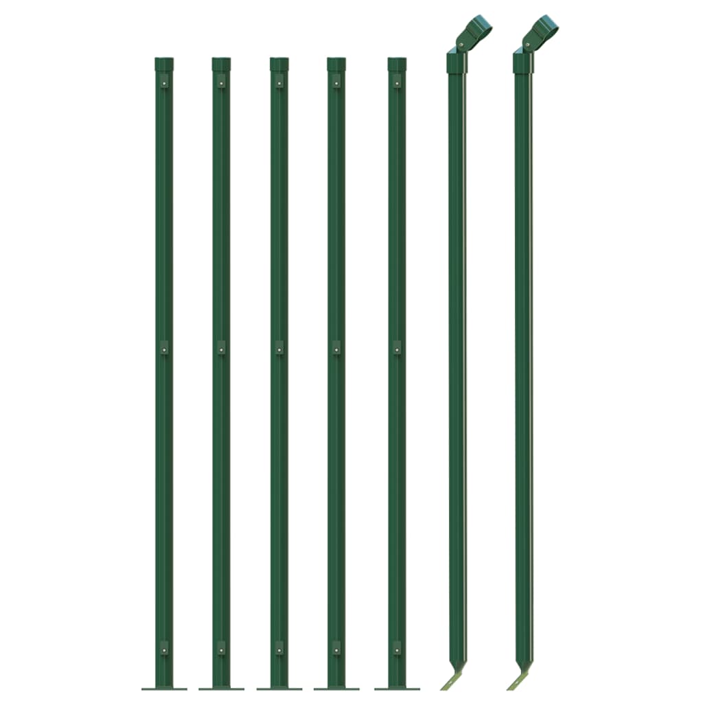 Vidaxx mesh hegn med flange 0,8x10 m grøn