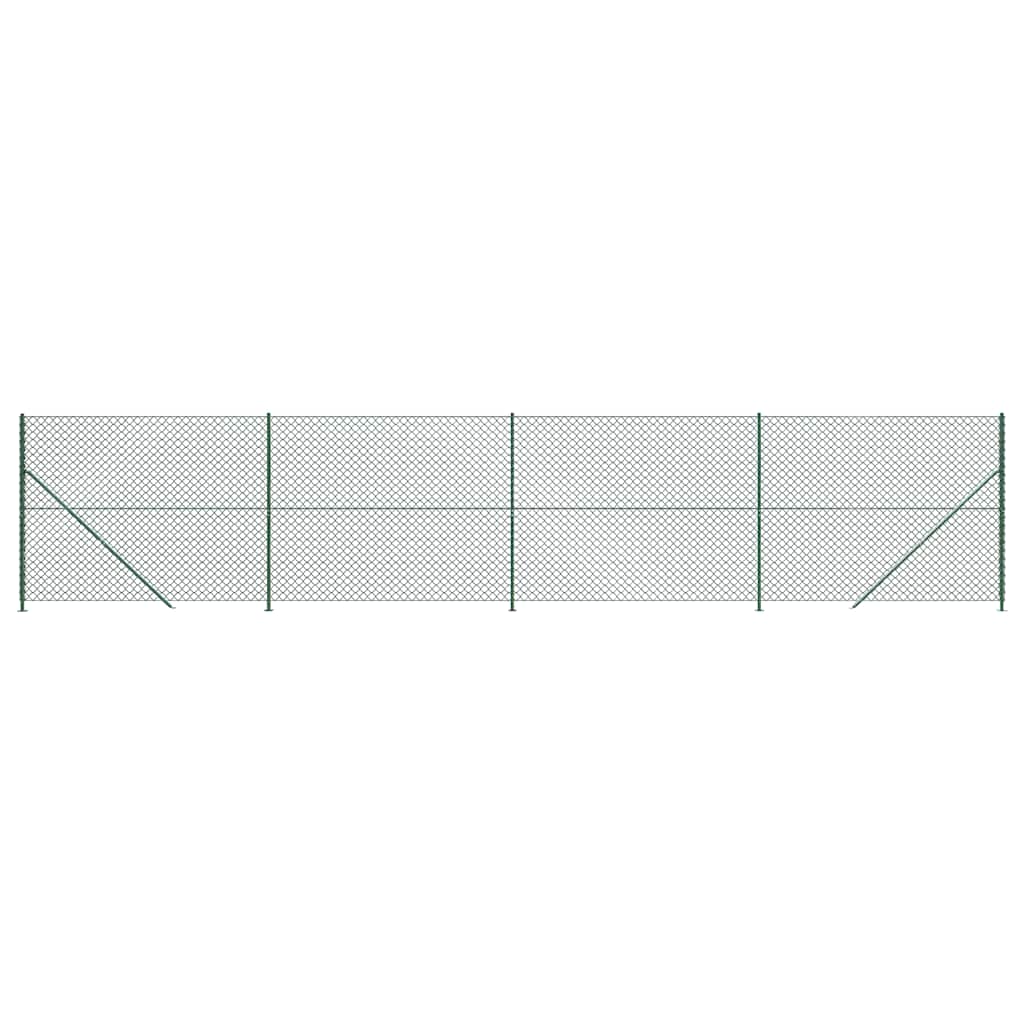 Vidaxx Mesh hegn med flange 1,6x10 m grøn