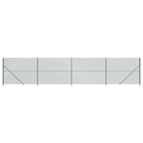Vidaxl Mesh hegn med flange 2x10 m grøn