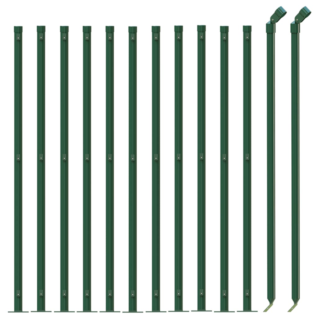 Vidaxx Mesh hegn med flange 0,8x25 m grøn