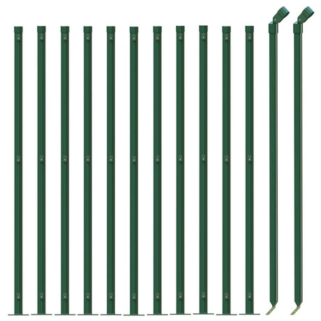 Vidaxx Mesh hegn med flange 0,8x25 m grøn