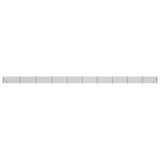 Vidaxl Mesh hegn med flange 1x25 m grøn